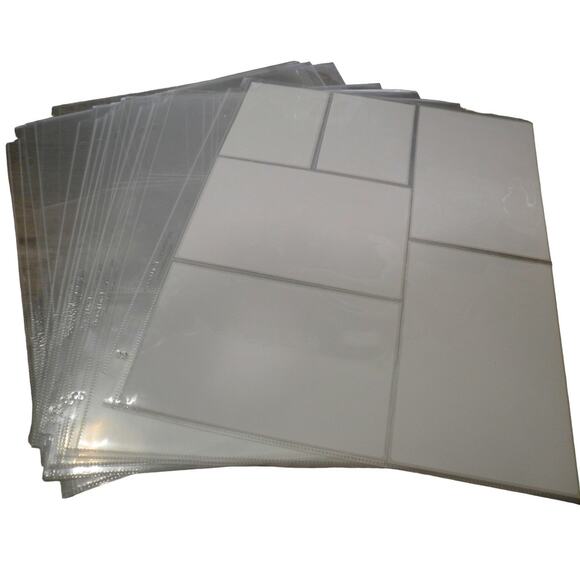 Photo Album Refill Pages 12 Pack (6-Pocket) Polypropylene Page Protectors - Picture 2 of 4